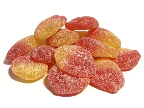 100mg THC Gummies - Fuzzy Peaches (Wholesale)