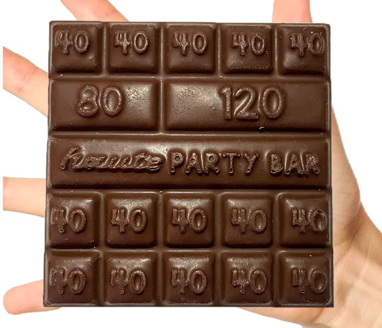 1000mg THC Chocolate Party Bar