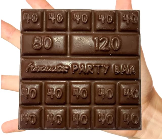 1000mg THC Chocolate Party Bar
