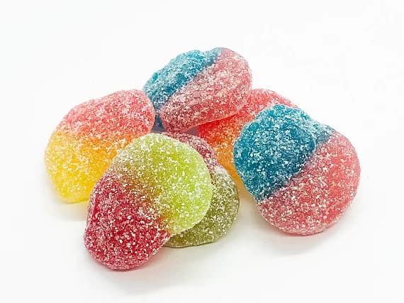 10mg THC Gummies - Jolly Rancher 2 Flavors in 1