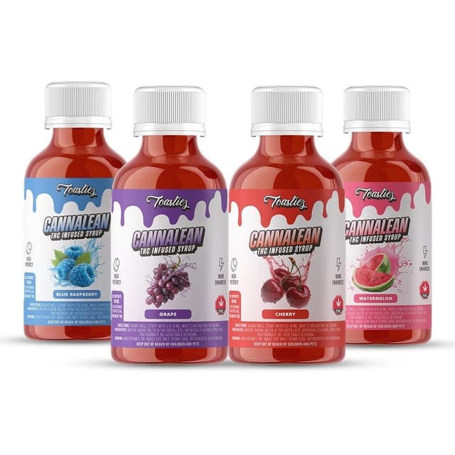 Toastiez - Cannalean THC Syrup - 1000mg THC
