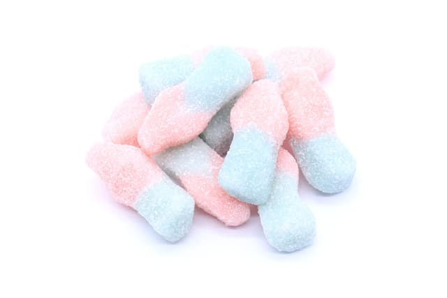 125mg THC Gummies - Sour Bubblegum Bottles