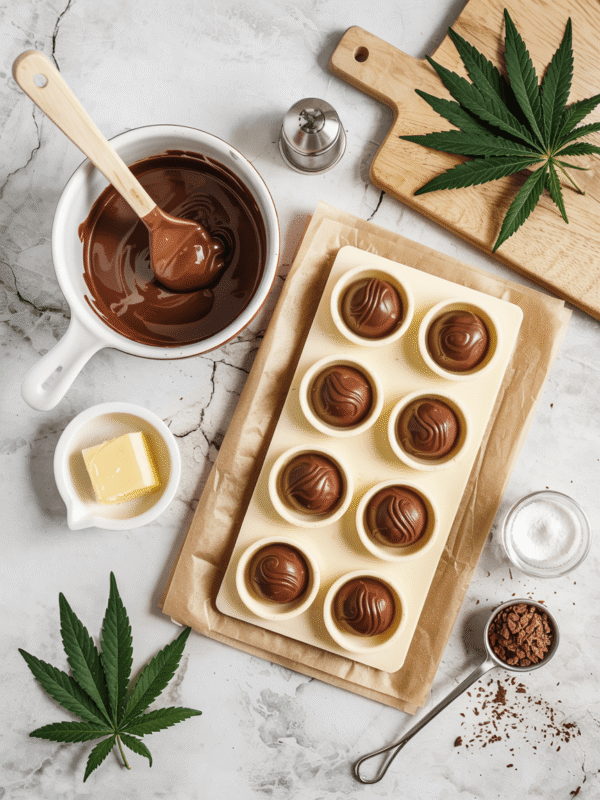 Step-by-step weed chocolate recipe in Canada